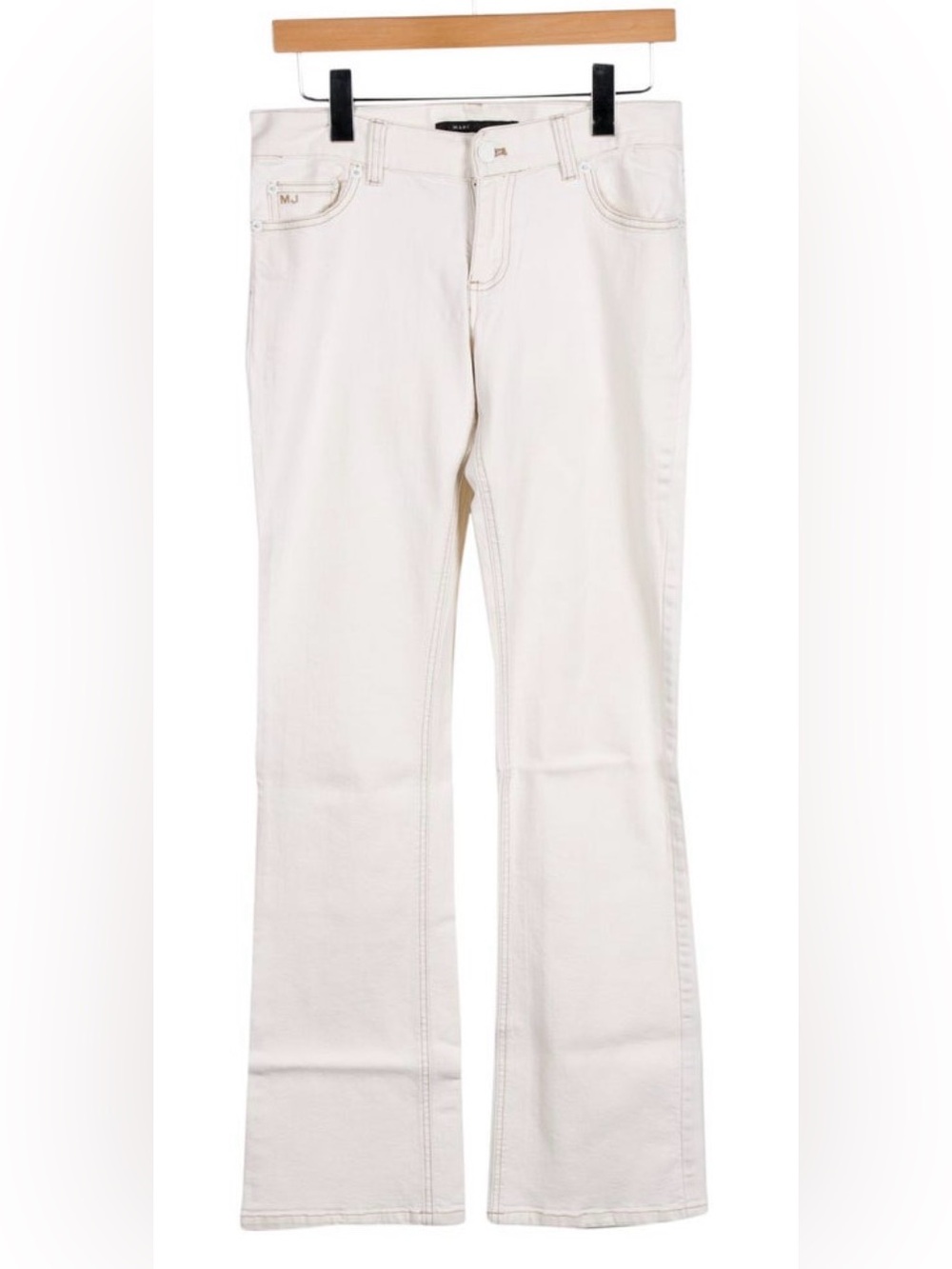Marc Jacobs straight-leg jeans in cream sz 4